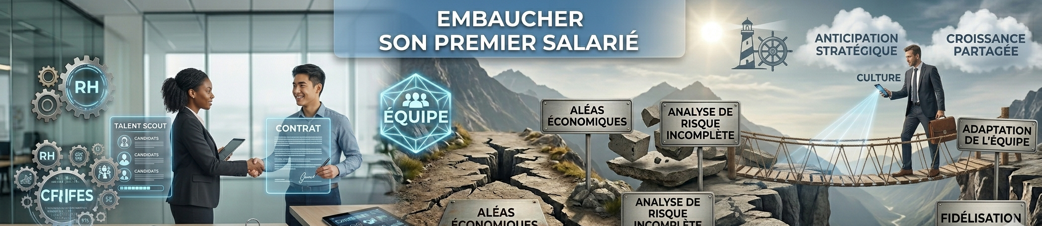 Embaucher son premier salarié : le coût total chargé
